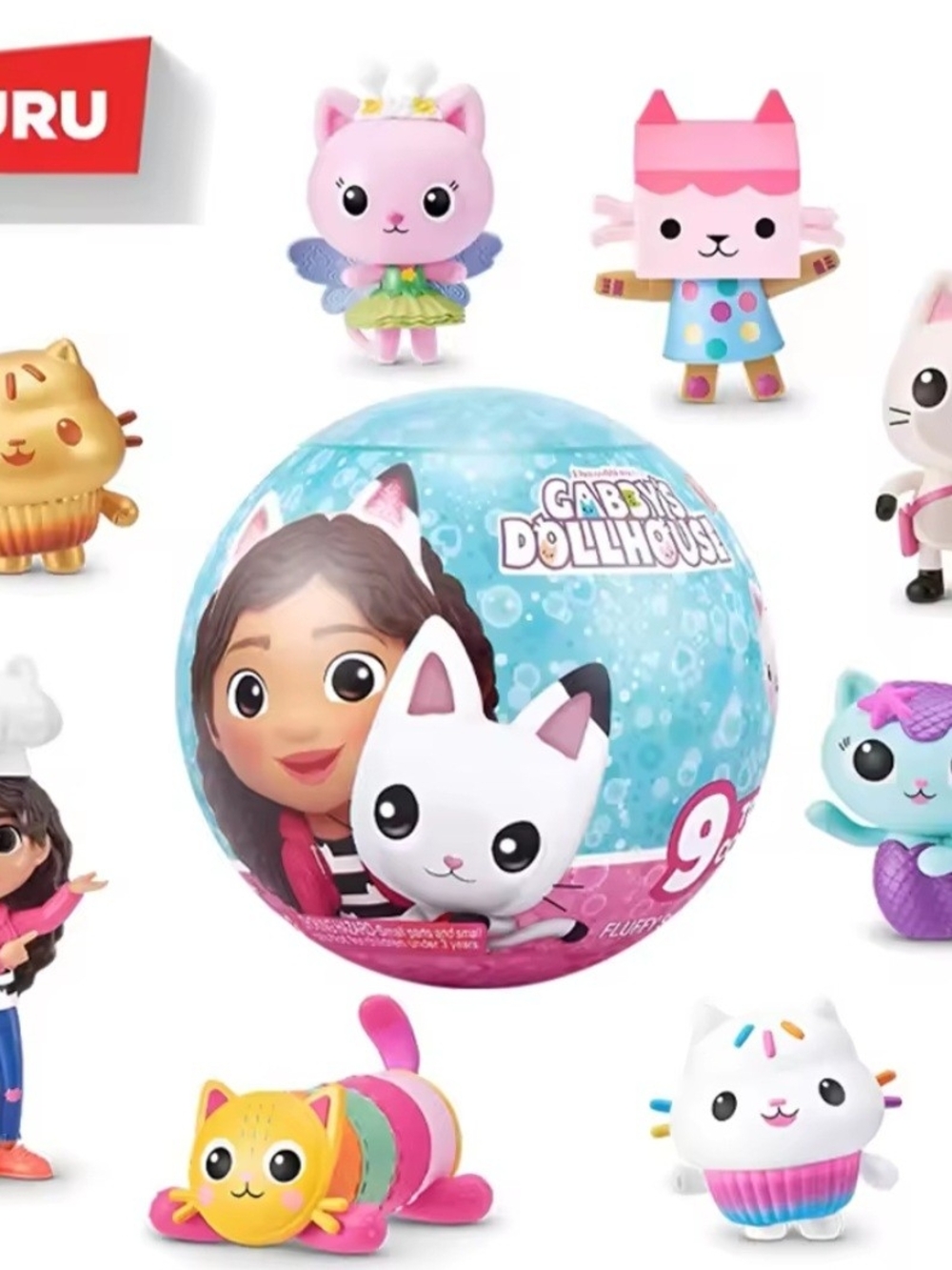Gabby's Dollhouse: DreamWorks 5 Surprise Doll Playset Collectible Blind Box NIB